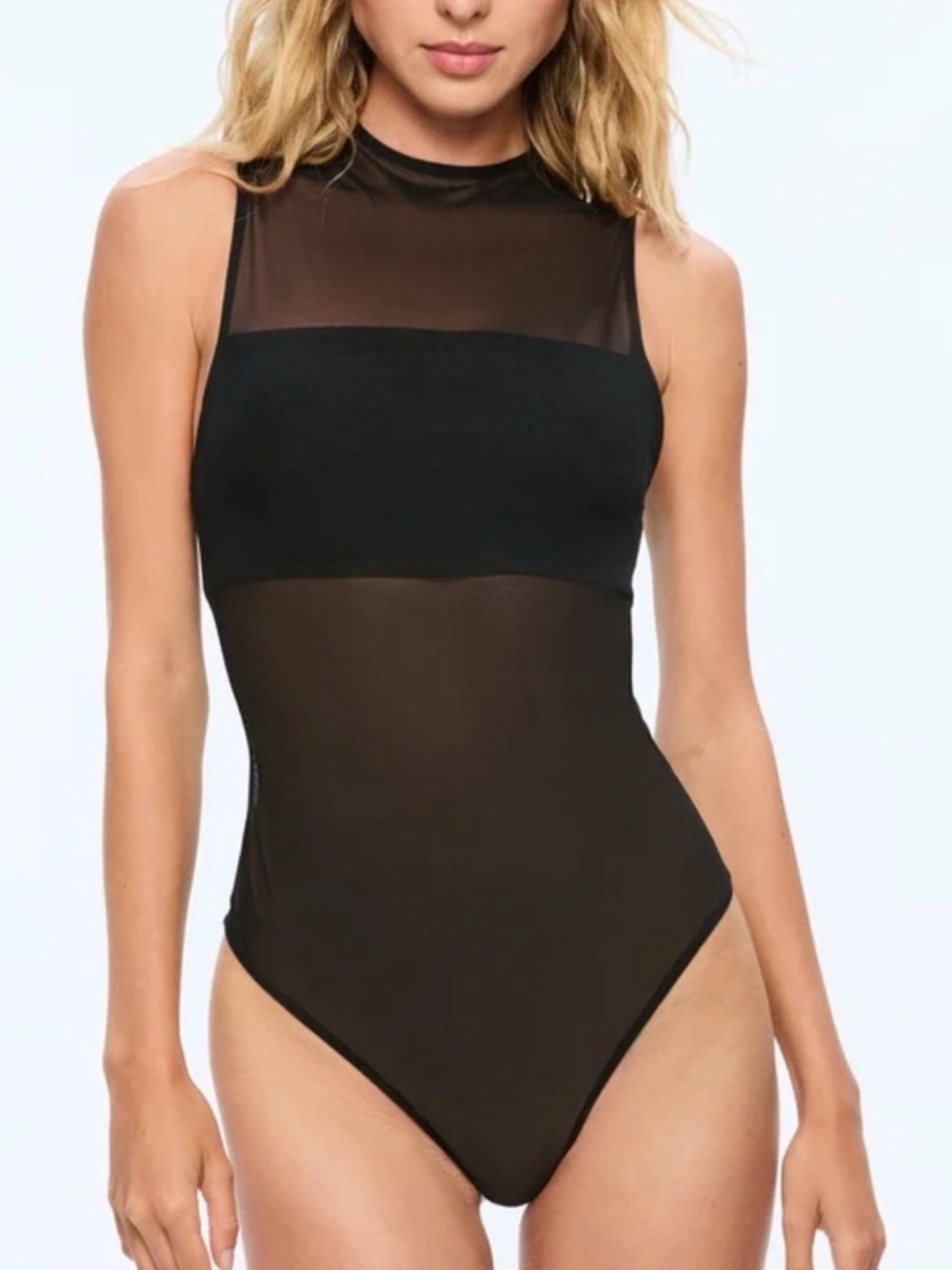 Alice Olivia Mesh Panel bodysuit M